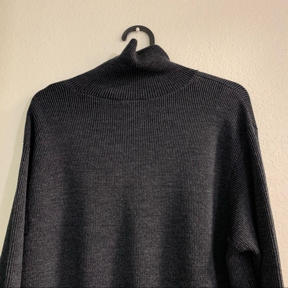 NWT EILEEN FISHER MERINO TURTLENECK TOP IN RESPONSIBLE WOOL - Picture 8 of 16